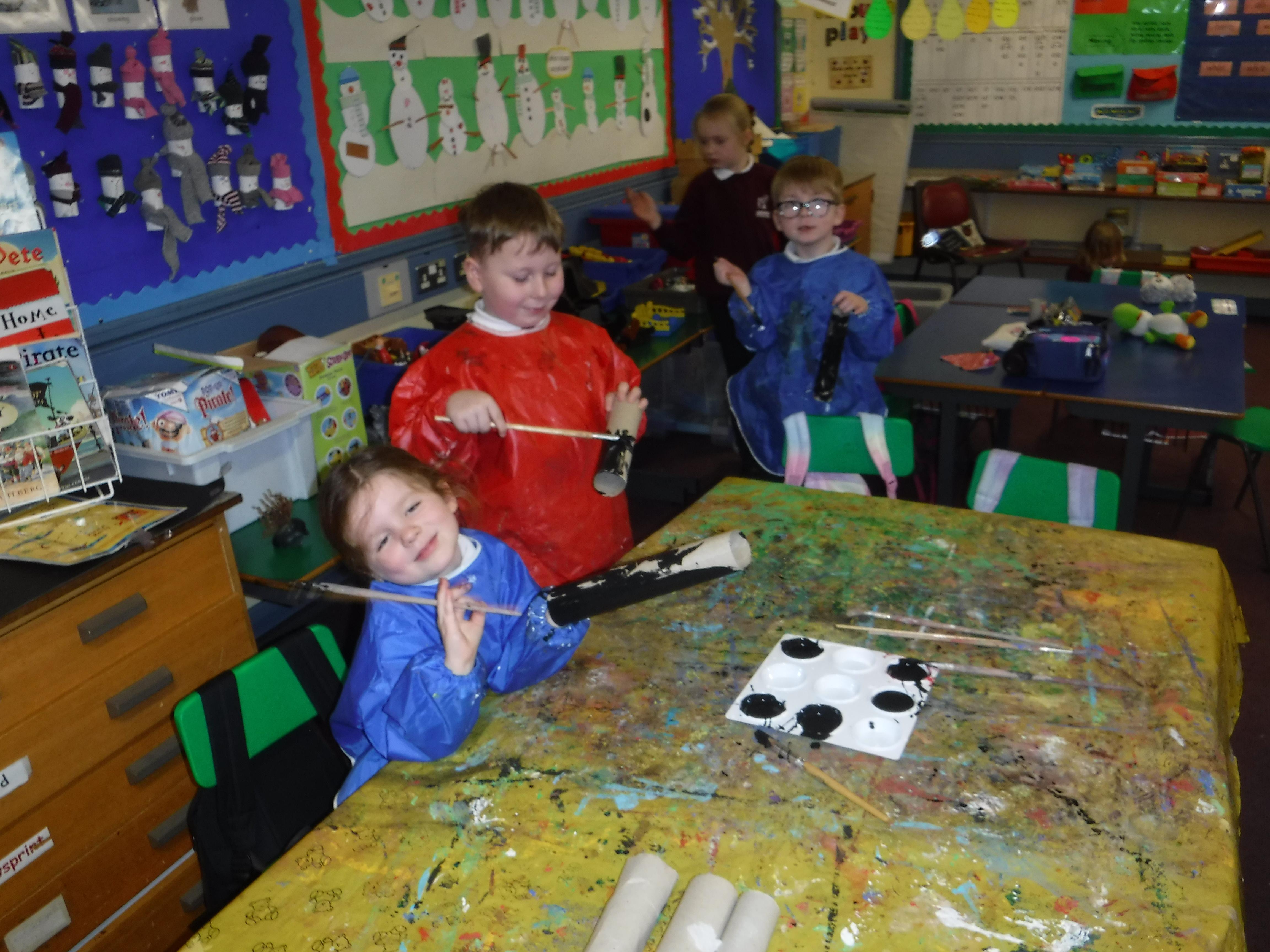 Making telescopes.